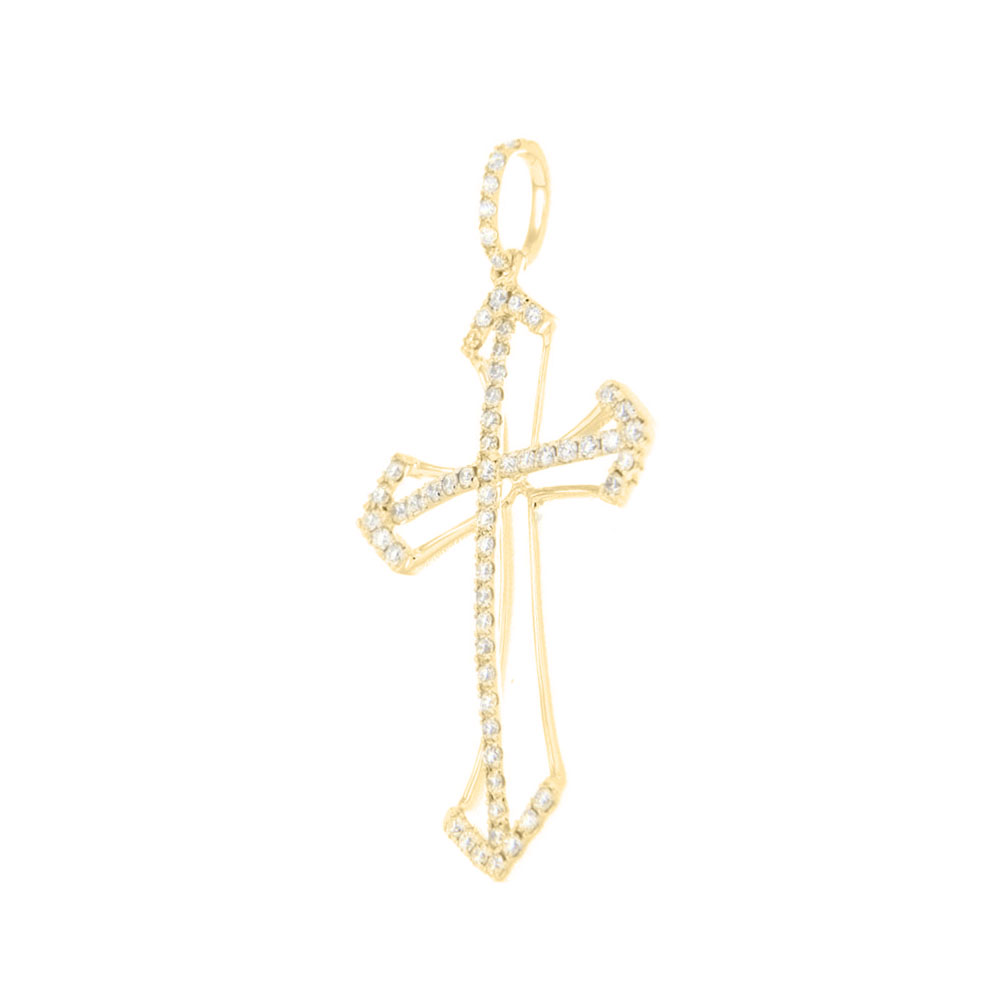Elegant Diamond Cross Pendant