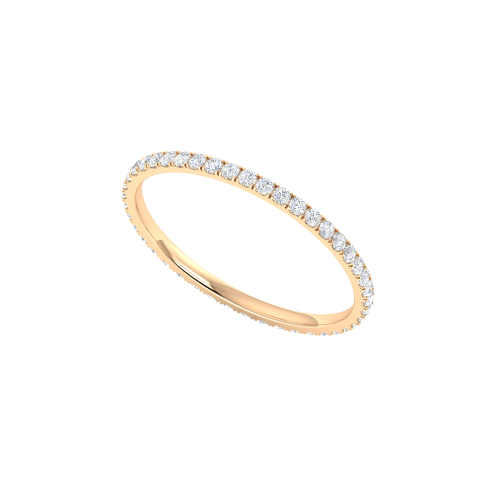 Endura Diamond Band  in 18k Rose Gold (0.362 cts)