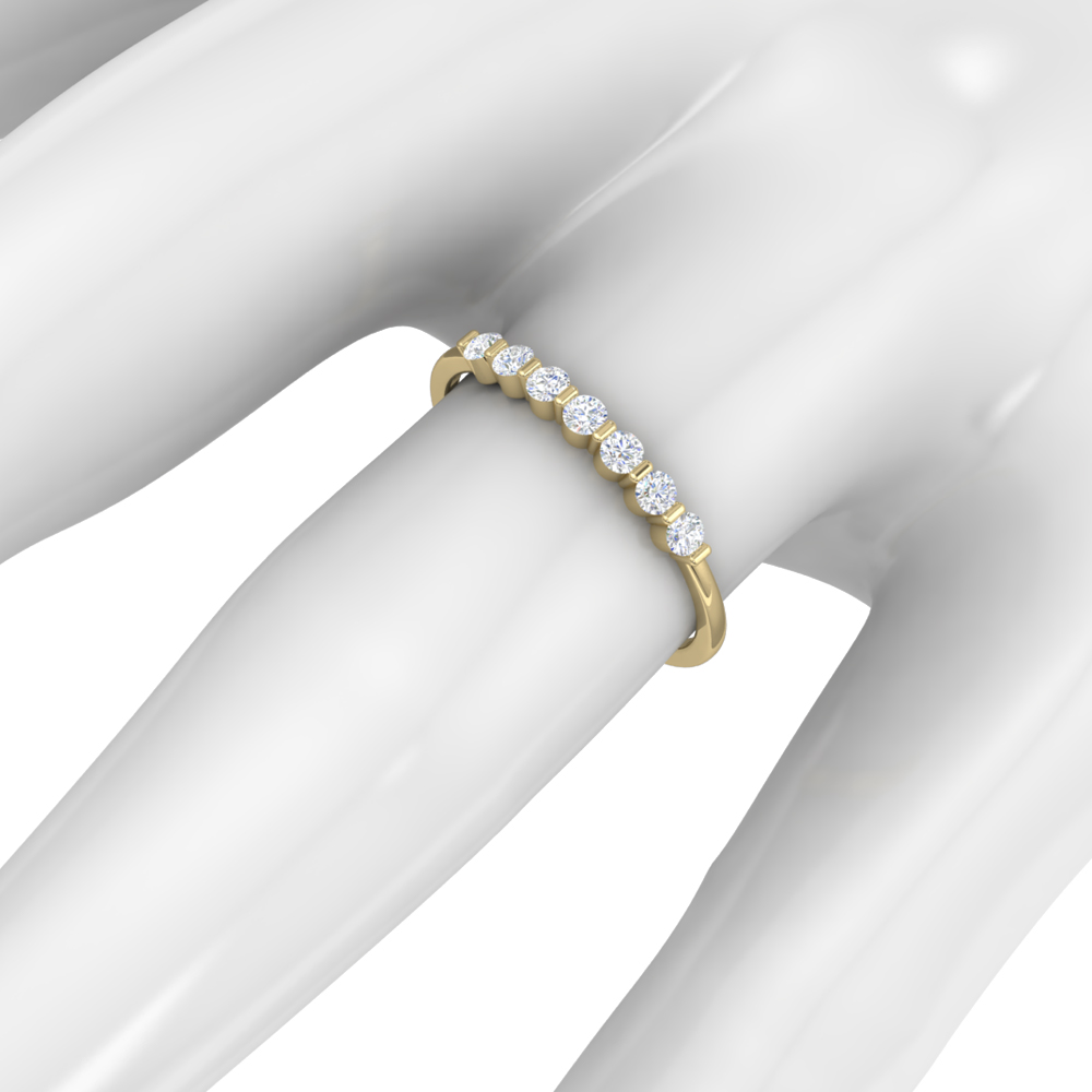 Exquisite Diamond and Gold Band