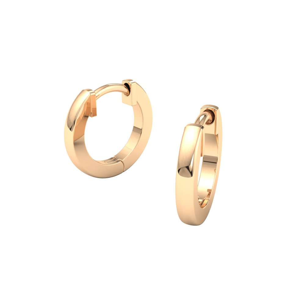  Timeless Plain Gold Hoop Earrings