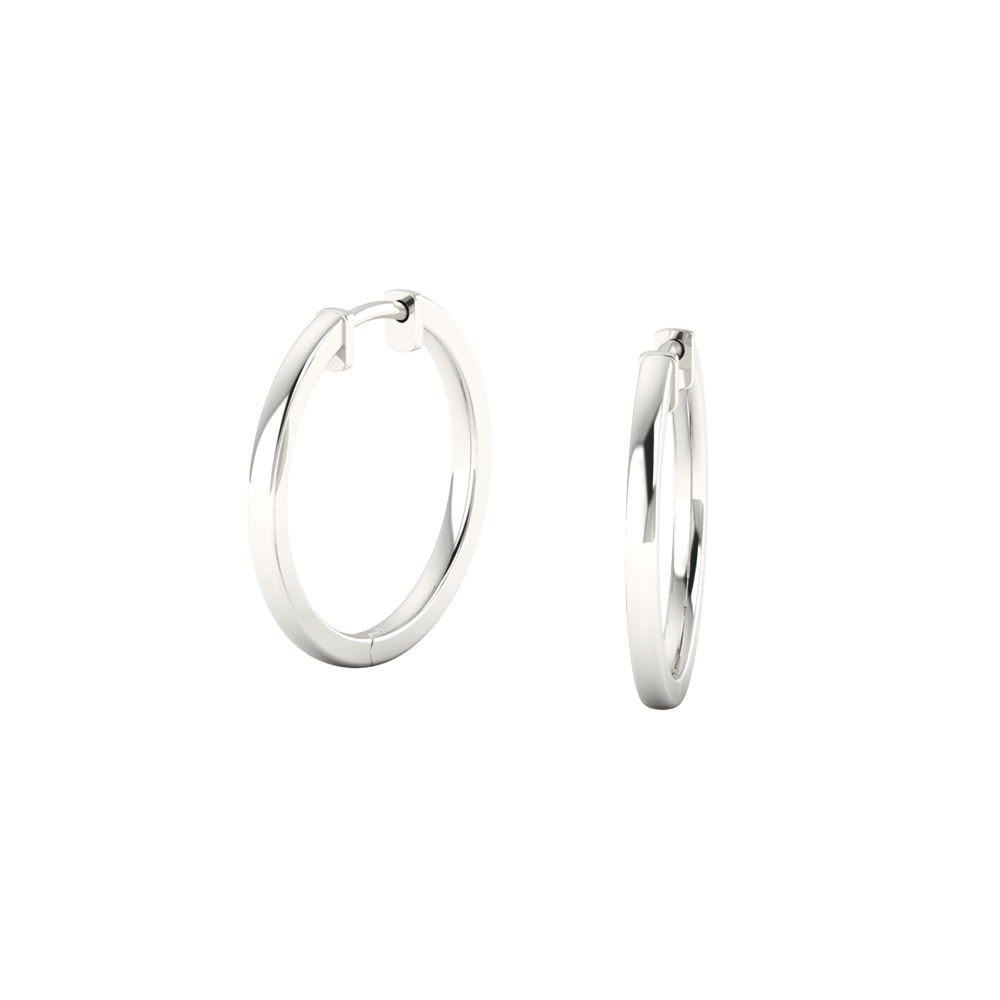 Timeless Plain Gold Hoop Earrings