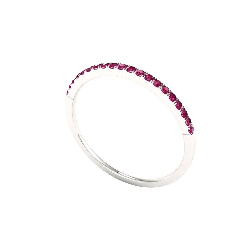 Petite Ruby Wedding Band