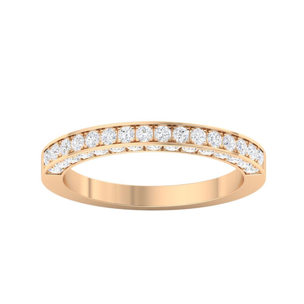 Pave Set Wedding Diamond Ring