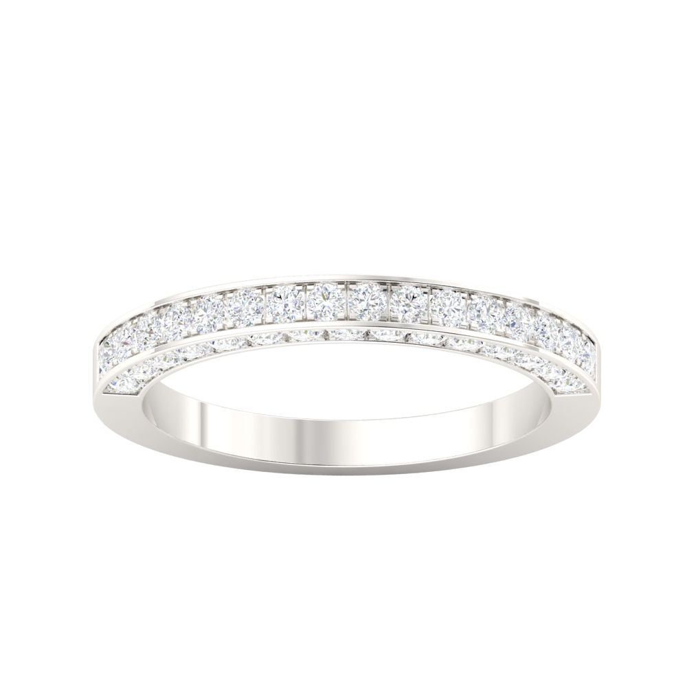 Pave Set Wedding Diamond Ring
