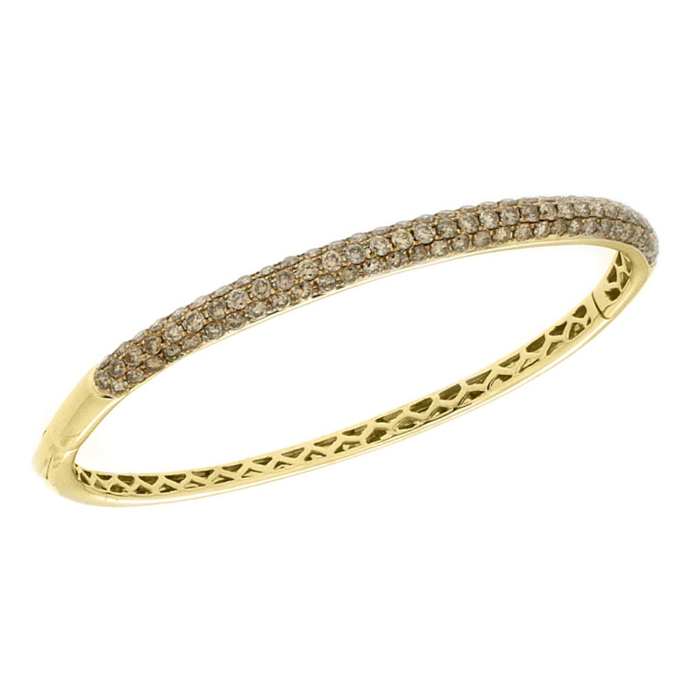 Dainty Brown Diamond Bangle