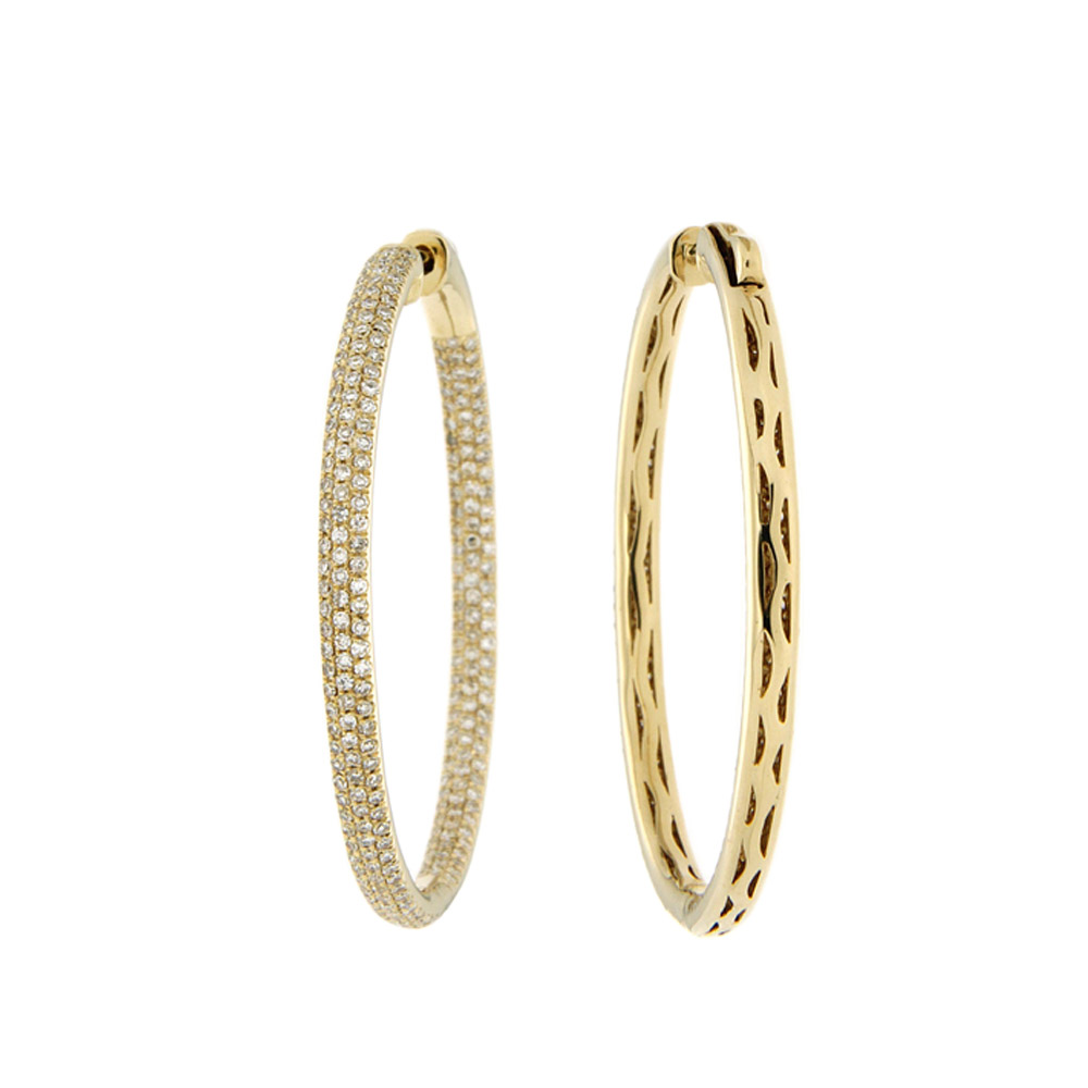 Diamond Eternity Hoops