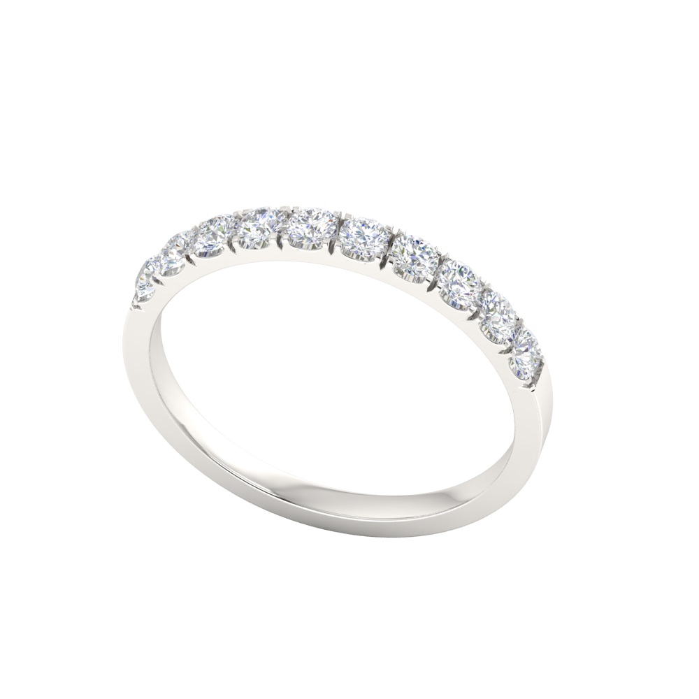 Petite  Diamond Wedding Ring