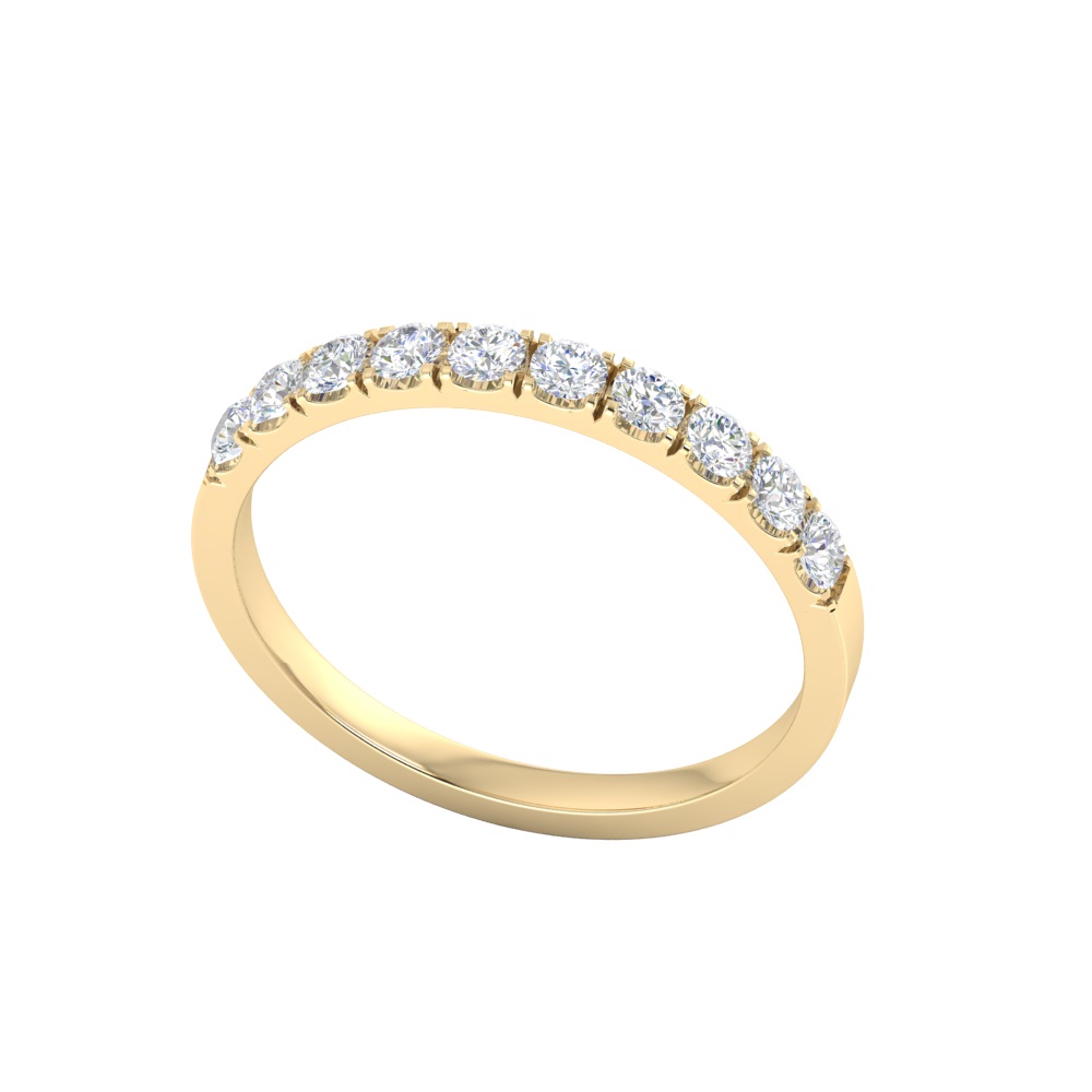 Petite  Diamond Wedding Ring