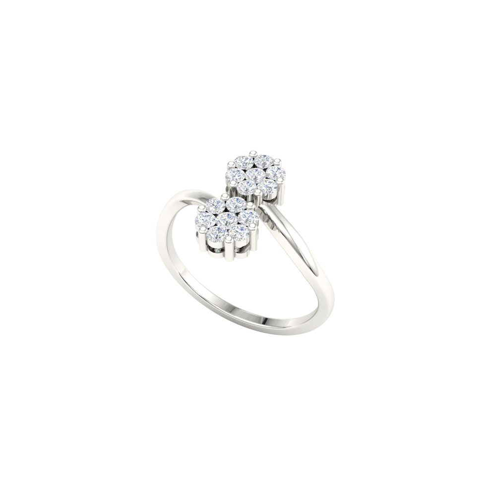 Duo Seven Stones Diamond Ring