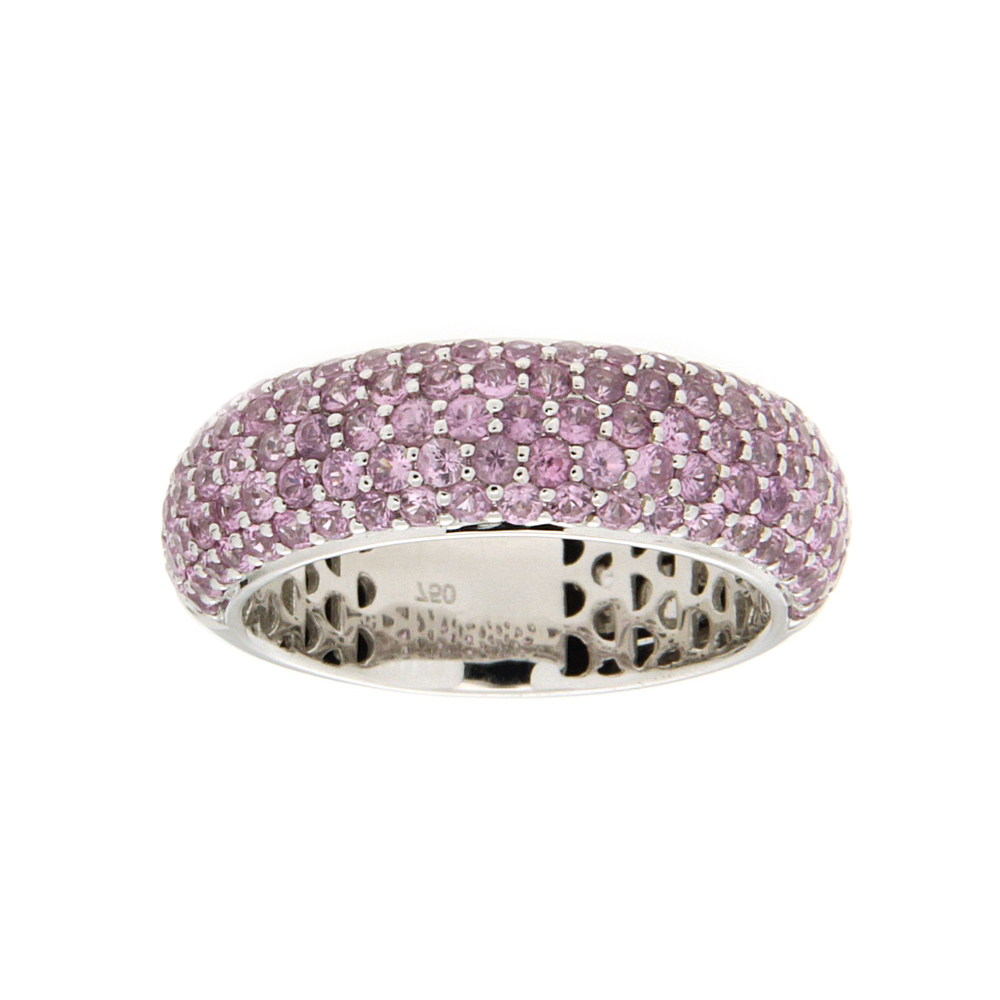 Zayn Pink Sapphire And White Gold Ring