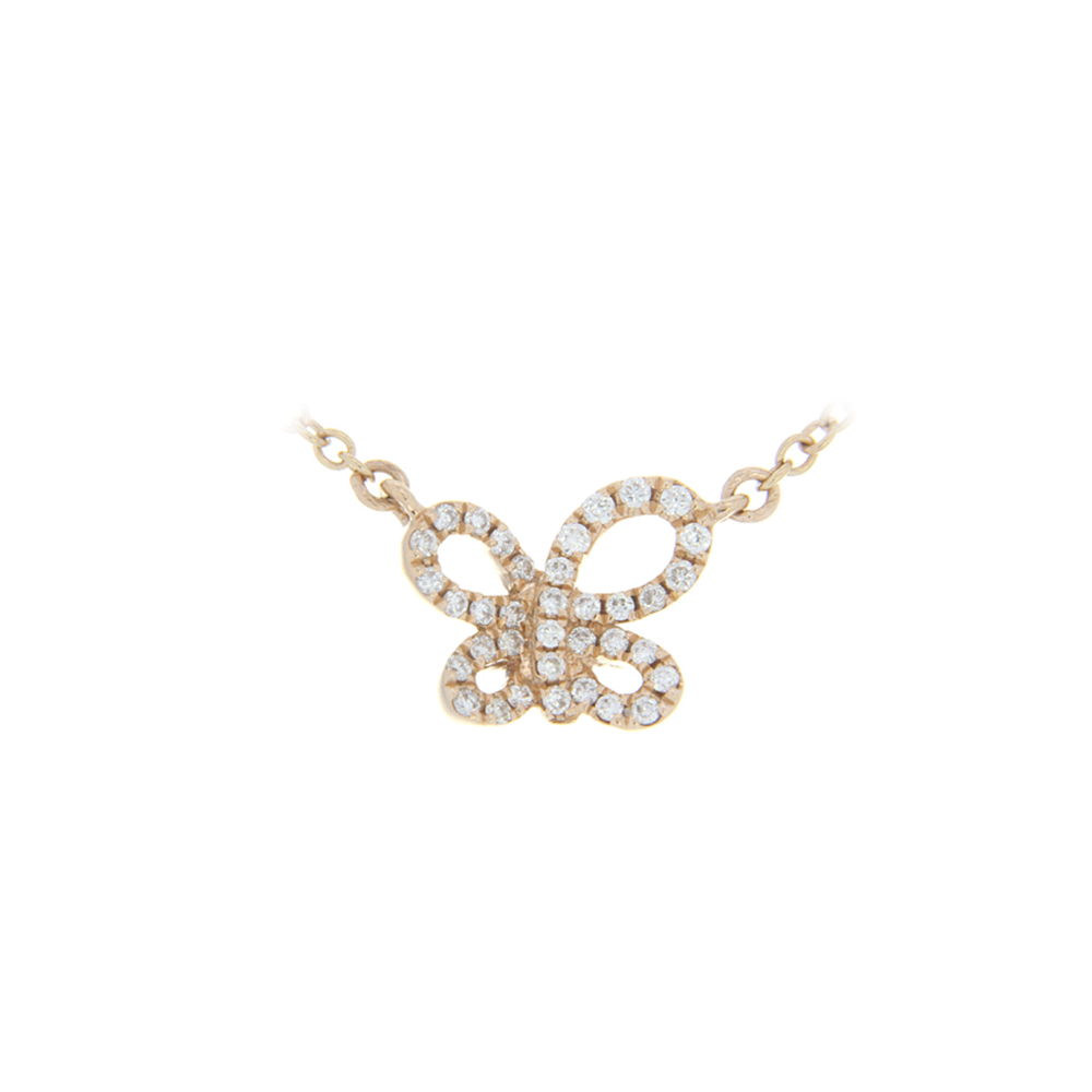 Butterfly Diamond Necklace
