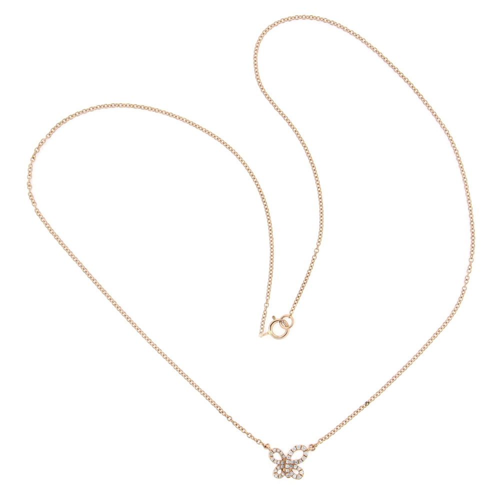 Butterfly Diamond Necklace
