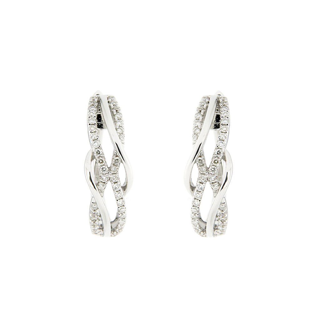 Infinity Diamond Earrings