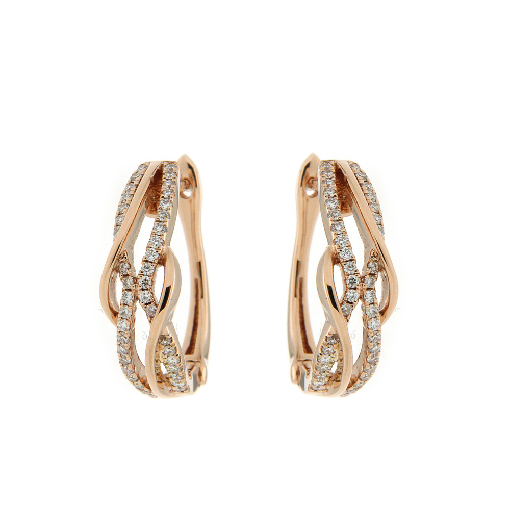 Infinity Diamond Earrings