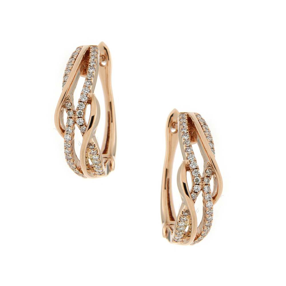 Infinity Diamond Earrings