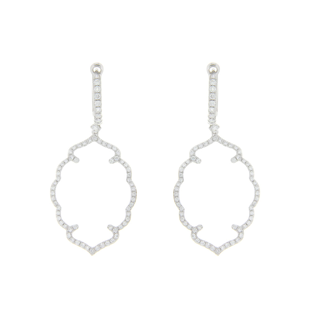 Stone on the Clouds Diamond Earrings