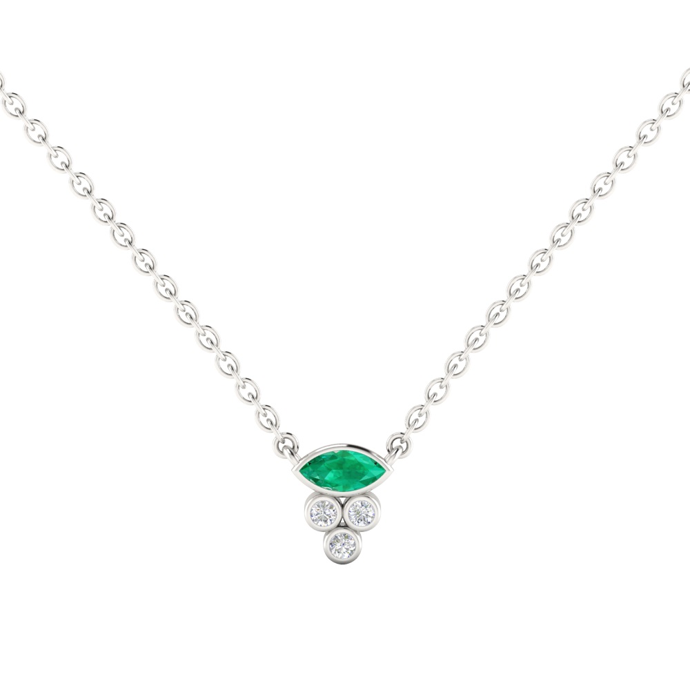 Elegant Emerald Necklace