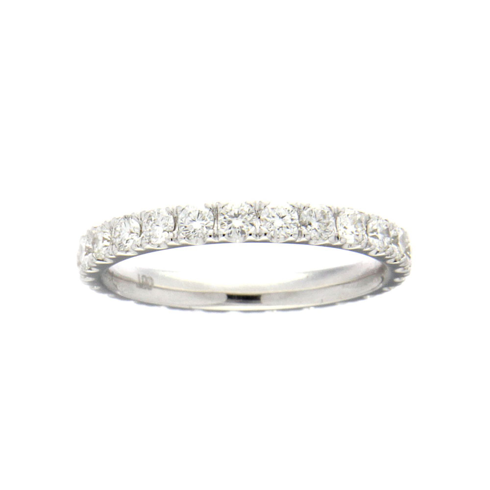 Micro Pave Diamond Eternity Ring