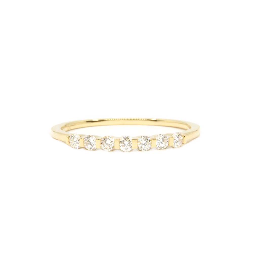 Exquisite Diamond and Gold Eternity Band