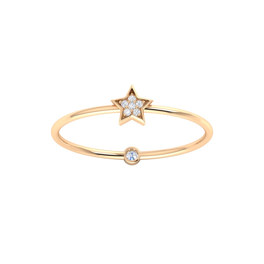 Shining Star Diamond Ring
