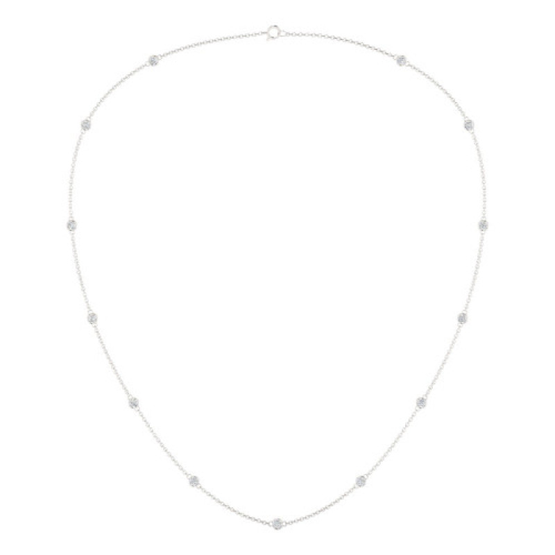 Classic Diamond by Yard Necklace